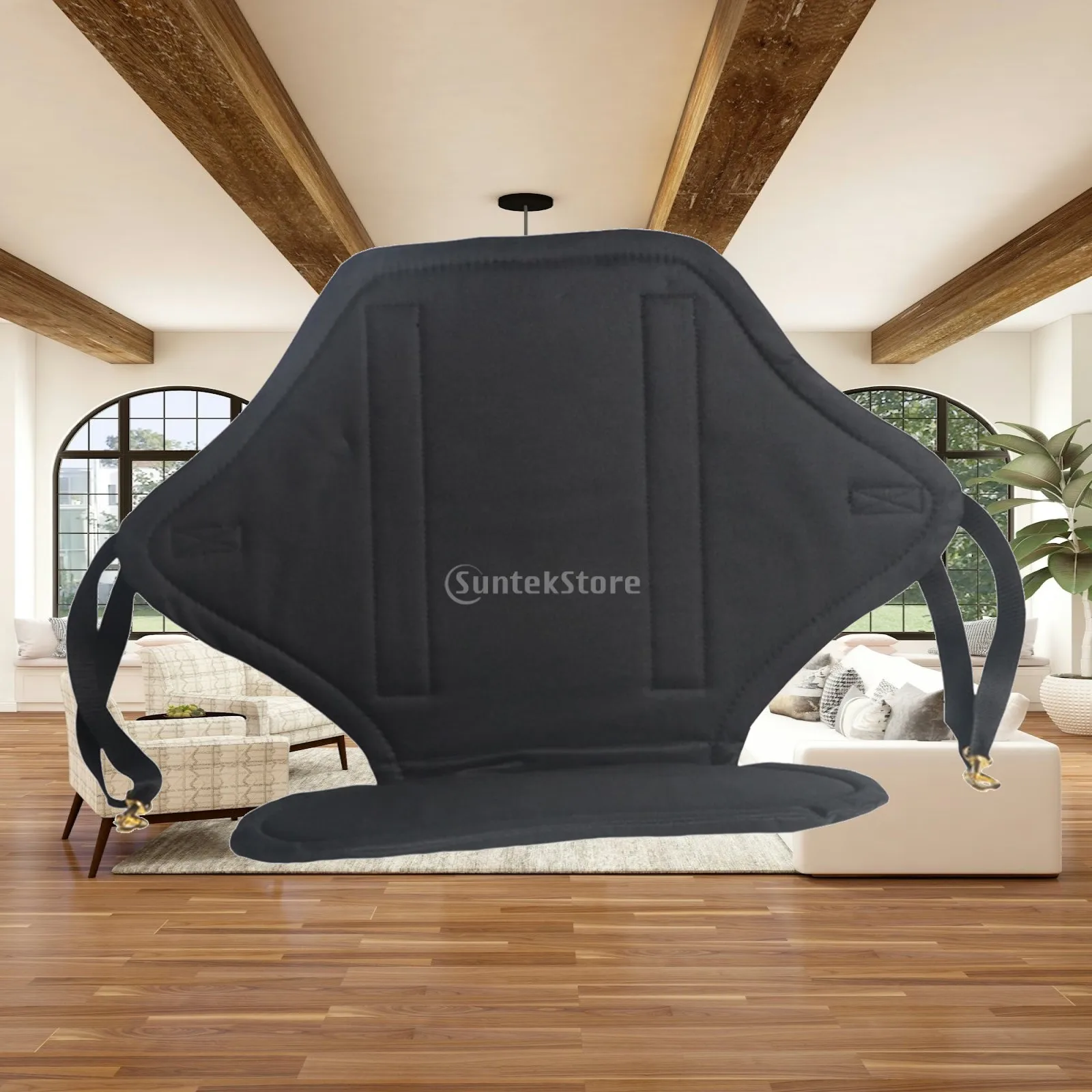 Foldable Kayak Seat Breathable Lightweight with Back Support for Fishing Boat