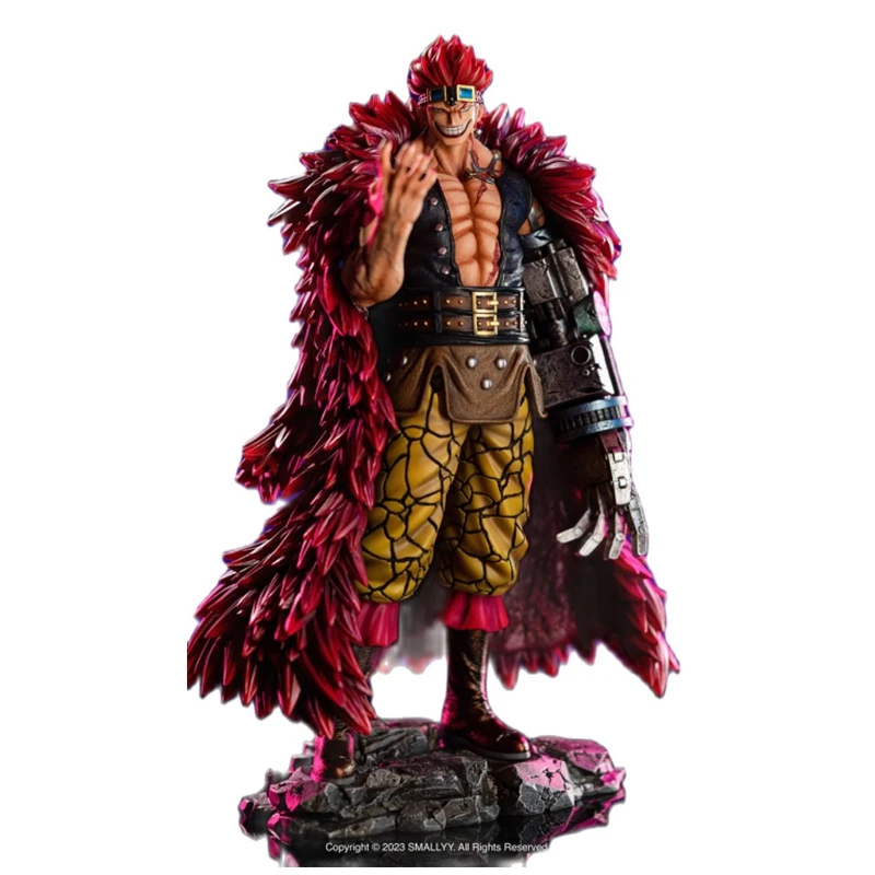 28.5Cm Gk Brain Hole Studio One Piece Standing Posture Eustass Kid Anime Action Figure Model Garage Kit Statue Toys