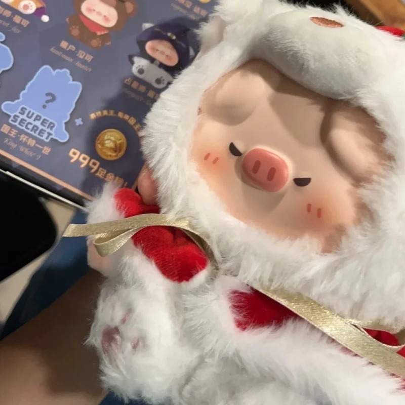 

Piko Fart Pig Mystery Teaser Letter Series Виниловая слепая коробка Фигурка Милый декор для рабочего стола Подарок на день рождения Модная Коллекционная игрушка