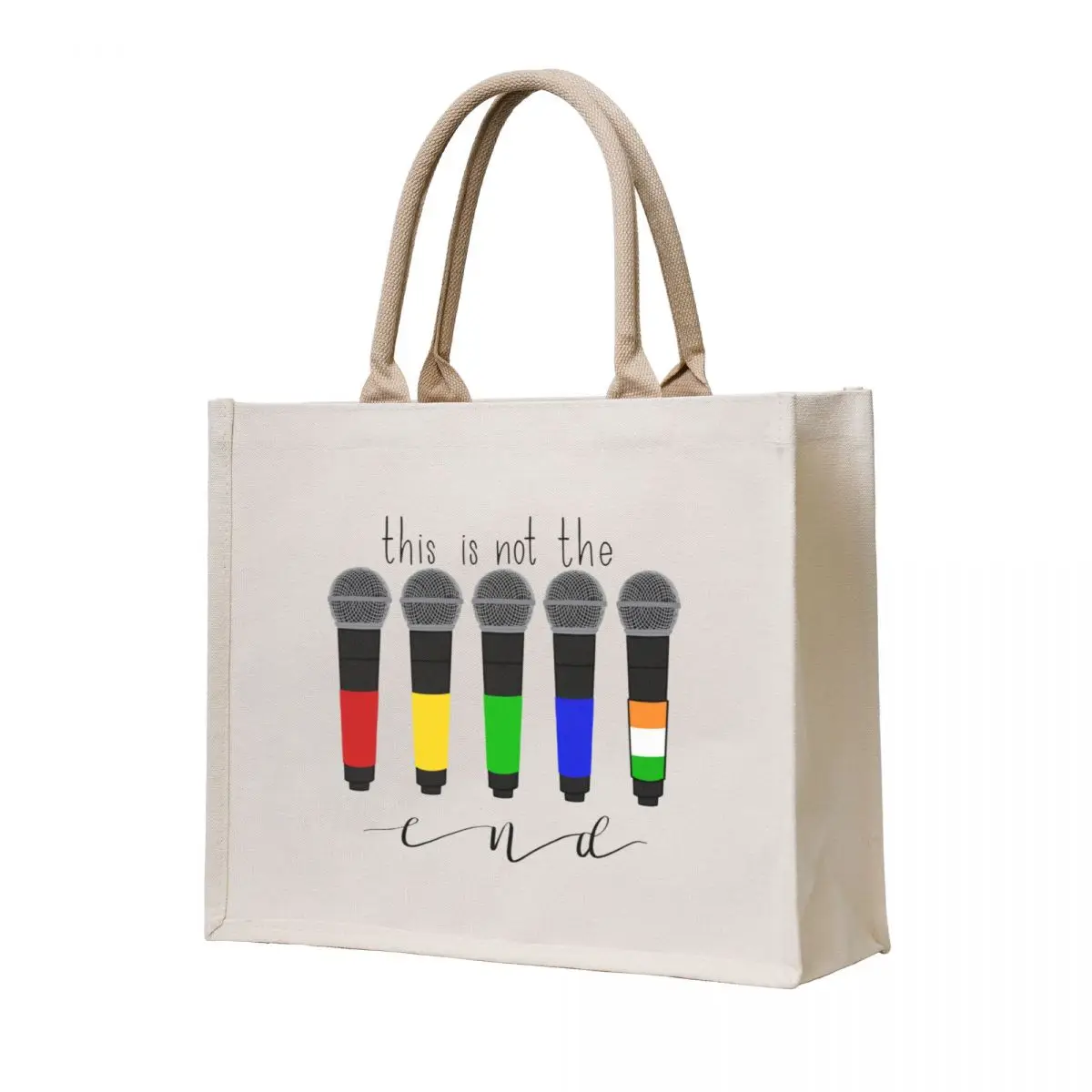 

1D This Is Not The End Tote Bag reusable grocery bags custom fabric bag Canvas