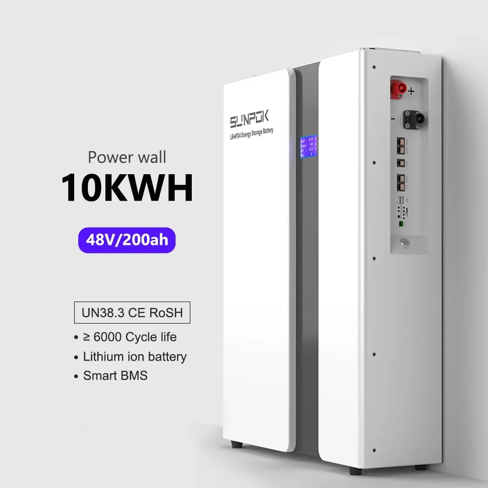 

Аккумулятор Powerwall 10 кВтч 51,2 В 100 Ач 200 Ач 48 В Литий-ионные аккумуляторы