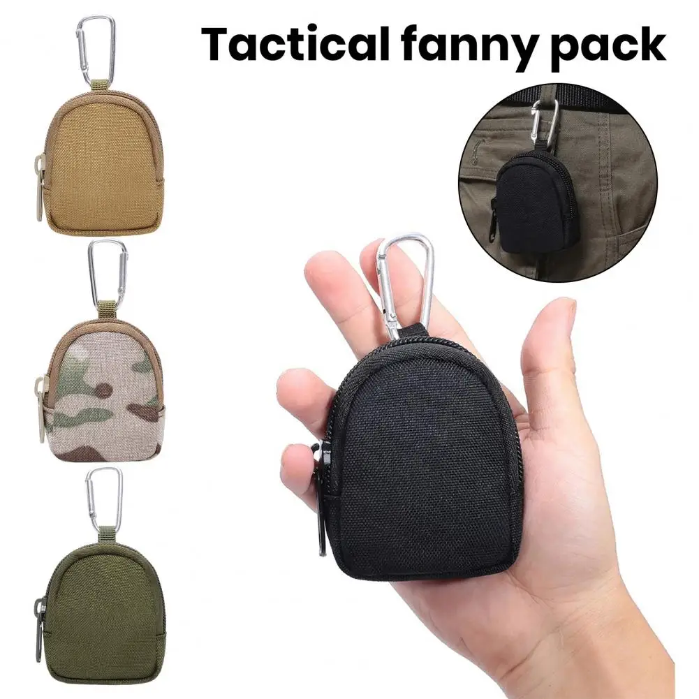 Tactical Wallet EDC Molle Pouch Waterproof Oxford Cloth Coin Purse Keychain Wallet Headset Case Camouflage Storage Waist Bag