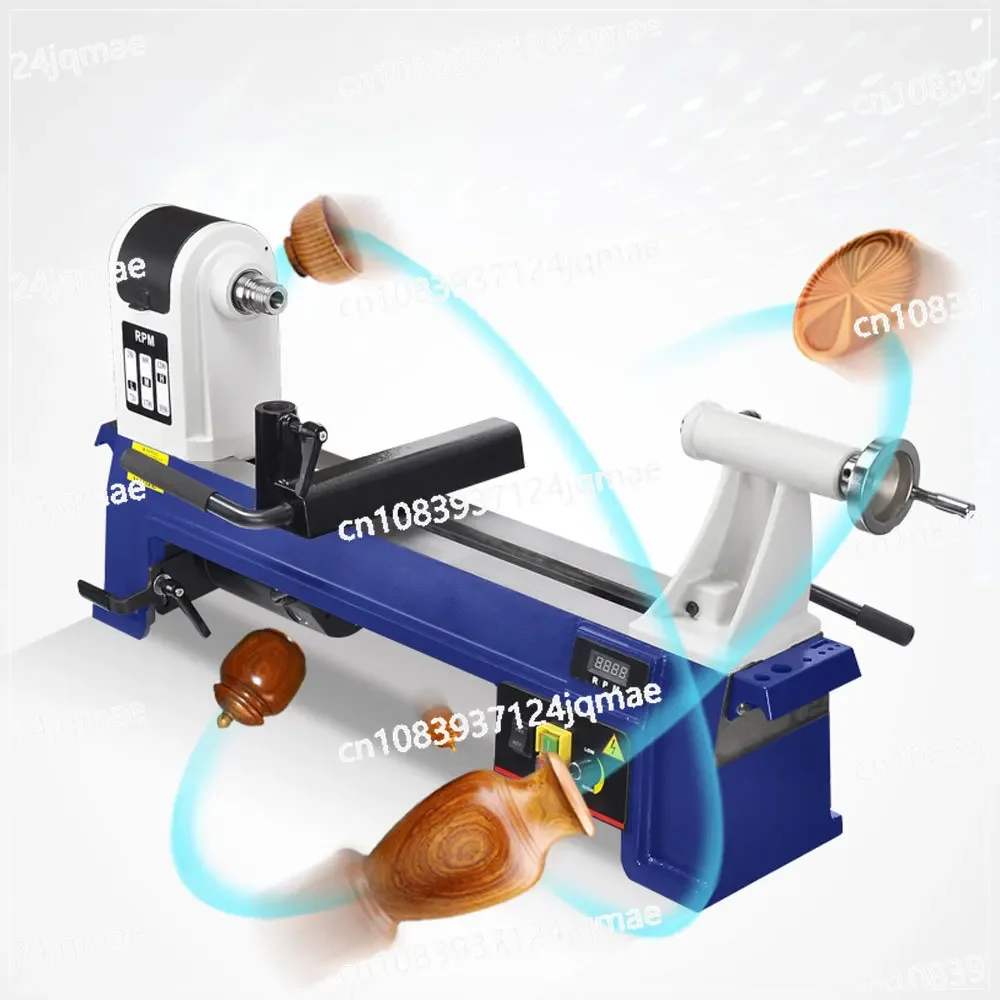 Multifunction Woodworking Lathe Pen Machinery Wood Spinning Machine 14 Inch Household Diy Machine Tool