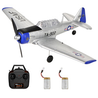 TOP RC HOBBY AT-6 2.4GHz 4CH 450mm Wingspan EPP 6-Axis Gyro One-Key U-Turn Aerobatic RC Airplane RTF for Beginners