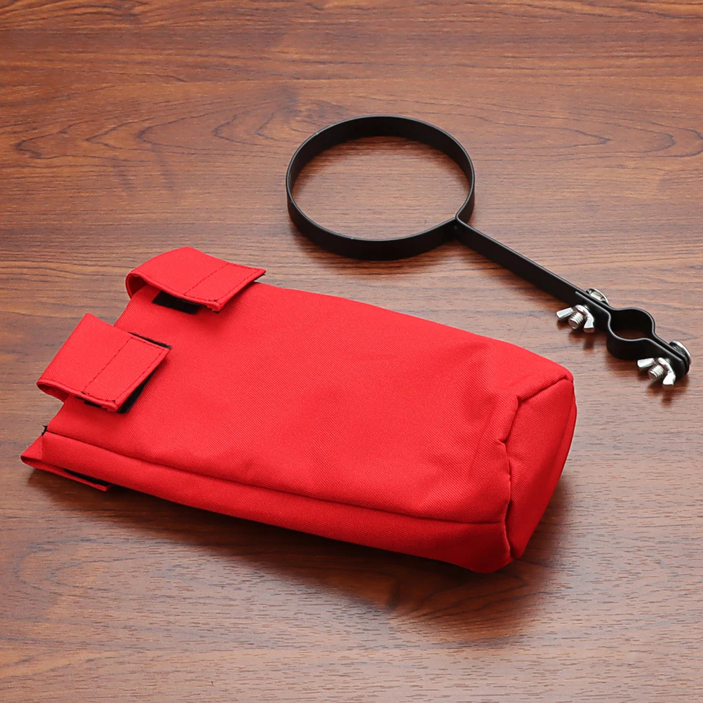

Drum Stick Storage Bag Percussion Instrument Portable Handbag Drumstick Carrying Case with Shoulder Strap Alloy Holder