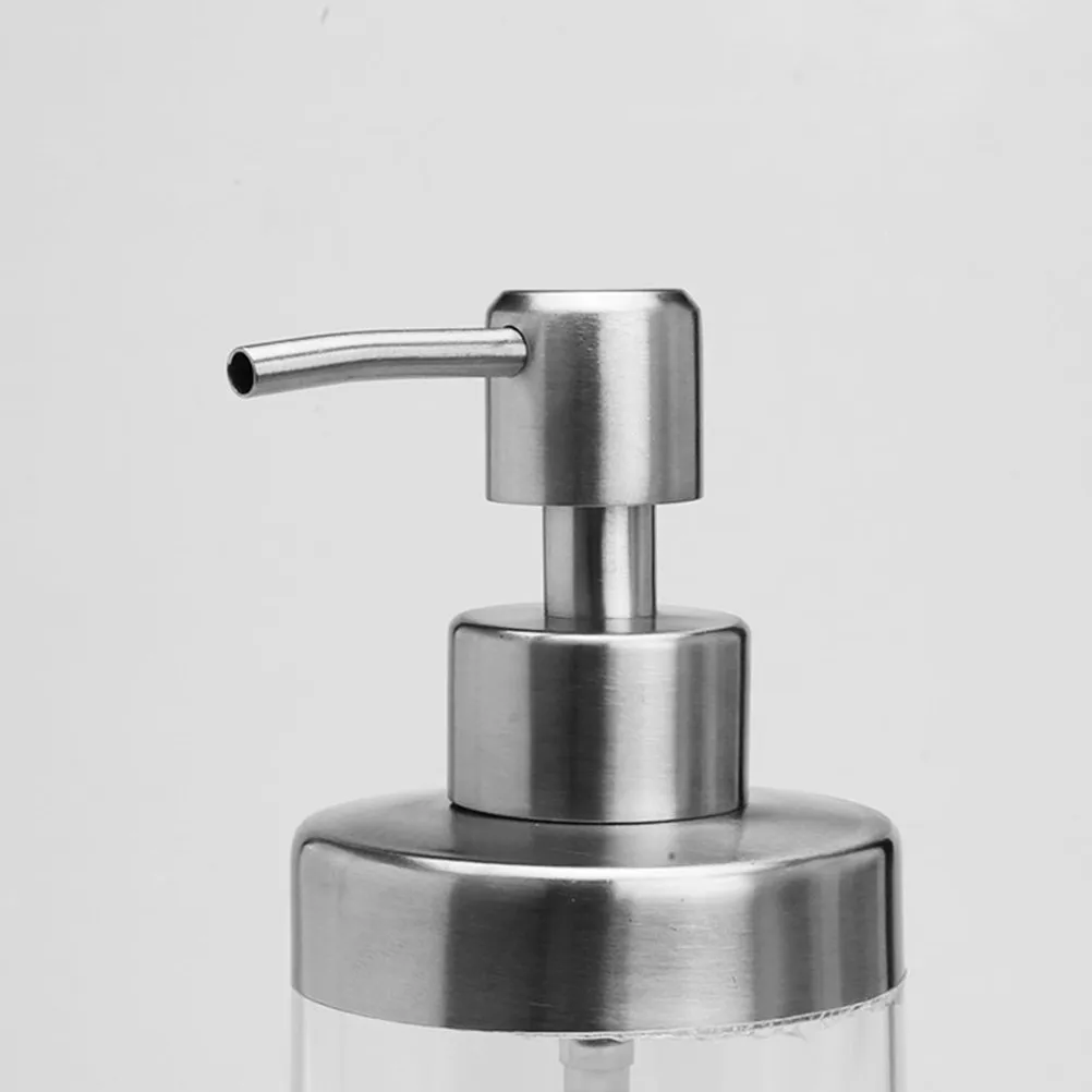 

2Pcs Premium Stainless Steel Refillable Shampoo Bottle Lotion Dispenser Travel Size Empty Toiletries Container for Bathroom