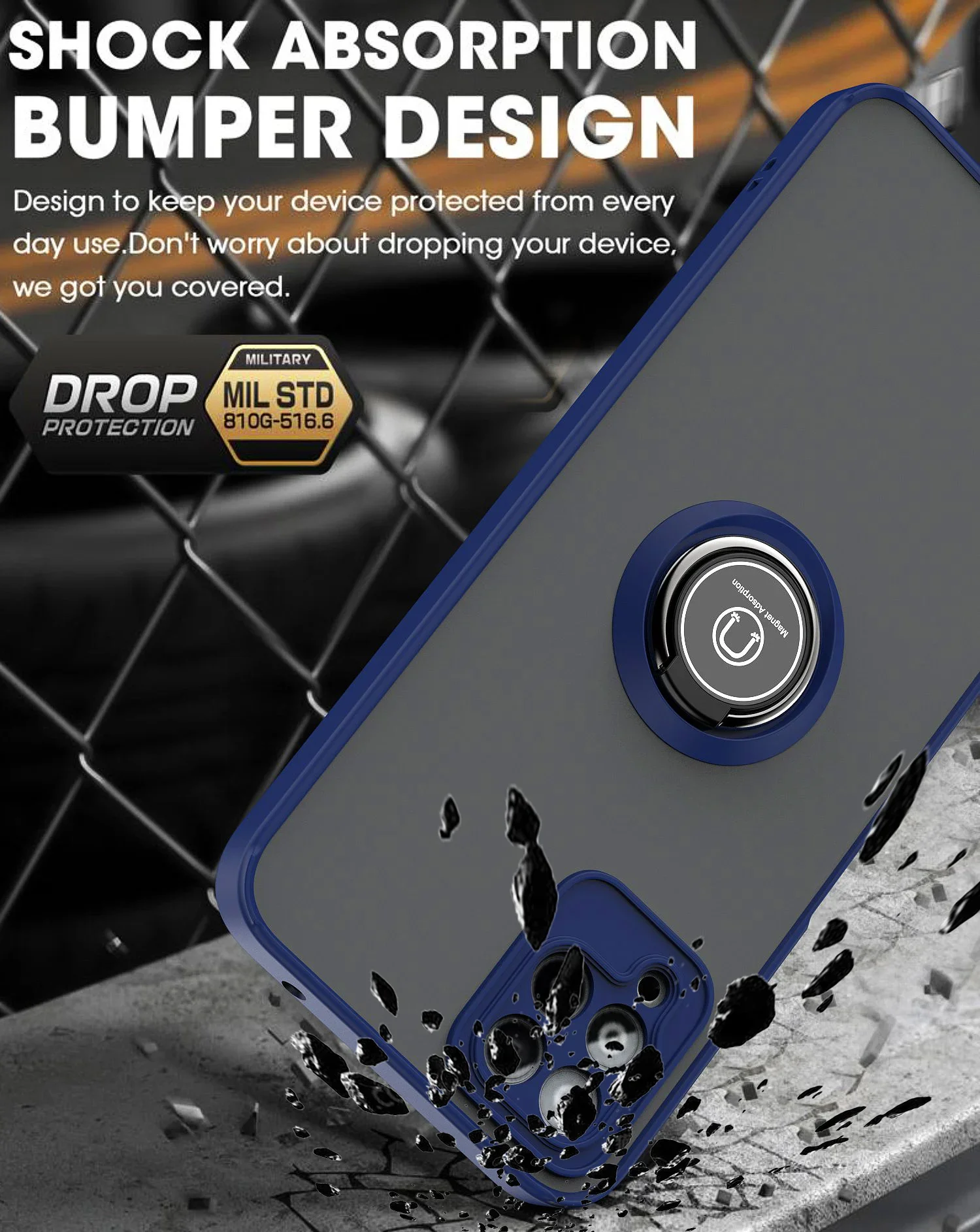 Finger Ring Holder Case for T Mobile Revvl 7 6 Pro 5G Revvl V Plus 5G case Matte Silicone Phone Cover Magnetic With Fundas Capa