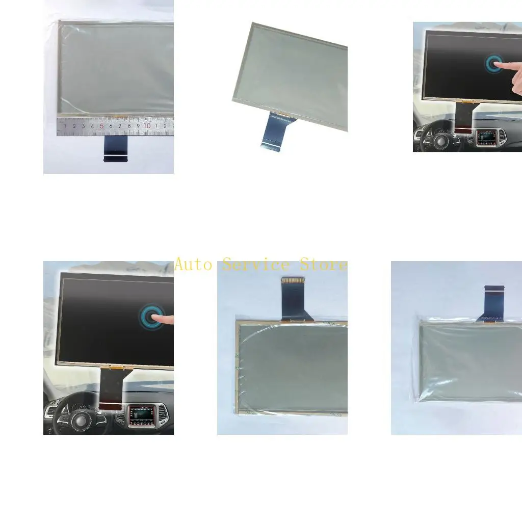 462A High Definition 7 Inch Touch Screens Display LCD Touch Panel for Vehicles Supports Multiple Inputs & Easy Installation
