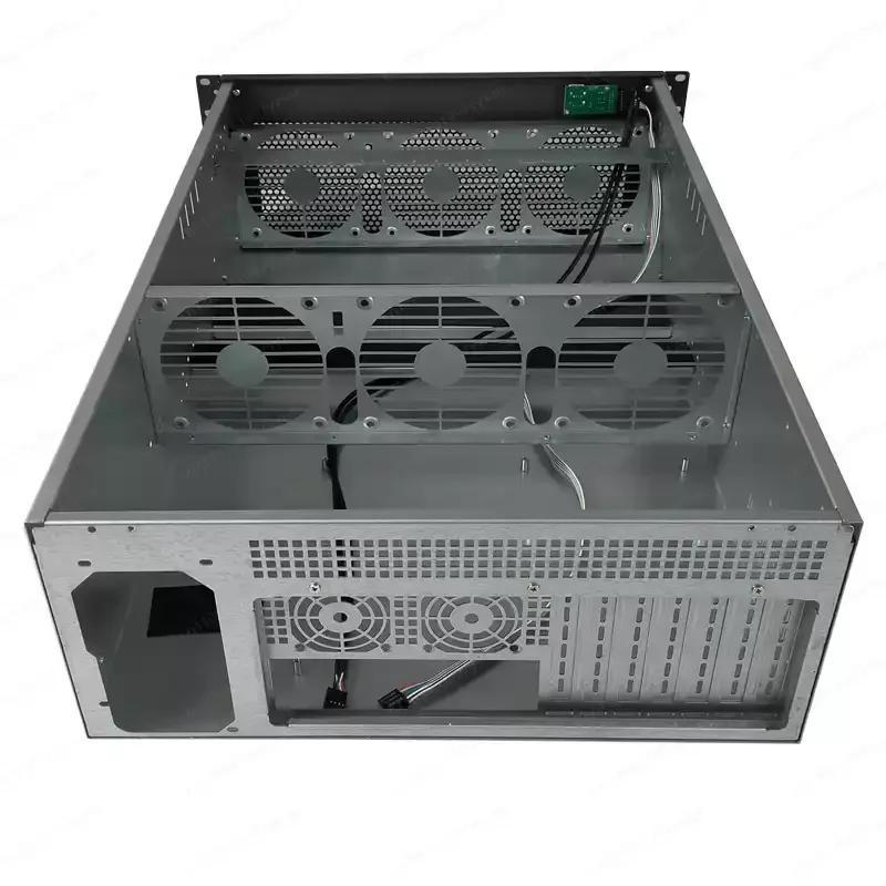 

4U Multi-Graphics Card Chassis 6/8 Graphics Card IDC Room Rack Server GPU Industrial Control Computer Violent Fan