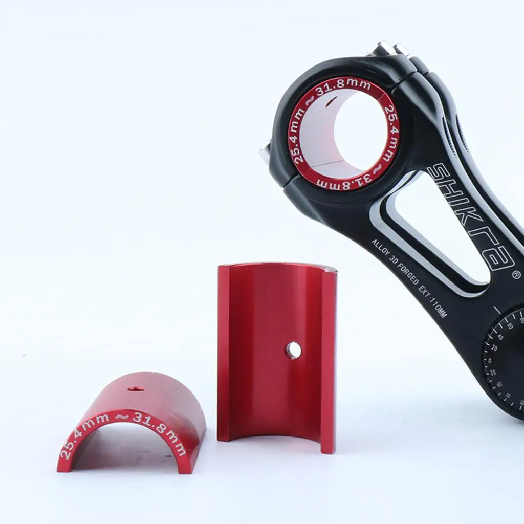 Fahrrad lenker Unter leg scheibe Mountain Converter Adapter hülsen Vorbau rot