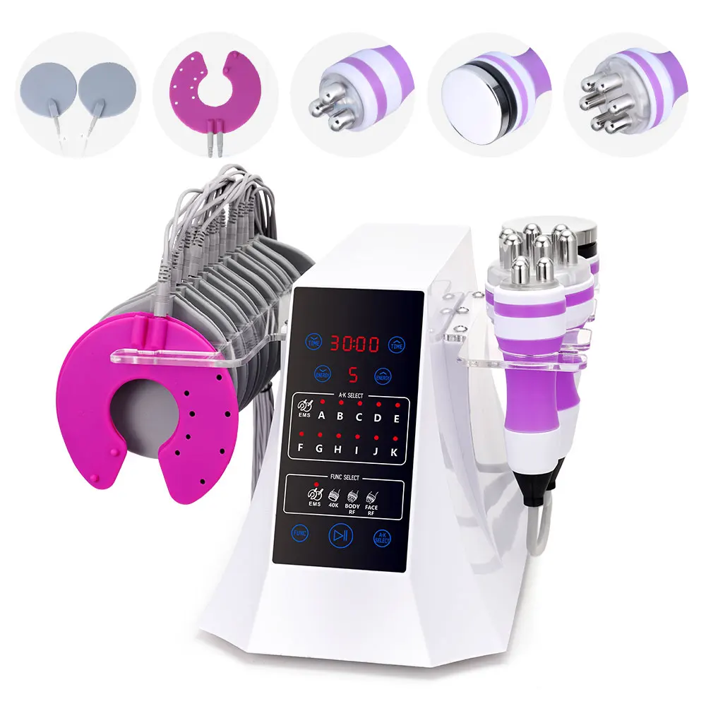 

Портативный аппарат для похудения с кавитацией 40 кГц, ультразвуковой аппарат для сжигания жира и стимуляции мышц