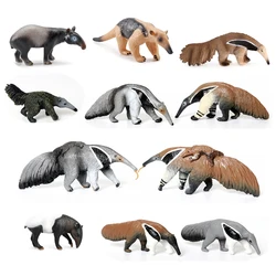 Realistic Wildlife Animal Asian Tapir,Anteater Toy Figurine With Cub Solid Figures Model Children Educational Cognitive Toys