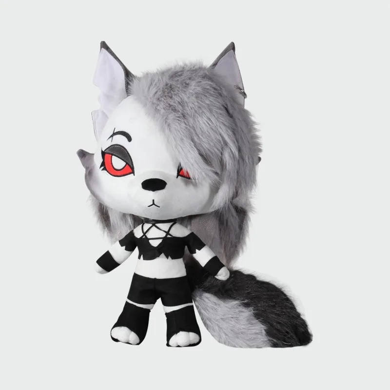 45cm Big Size Helluva Boss Loonie Anime Plush Stuffed Doll Room Decoration Kawaii Plushies Pillow Ornaments Holiday Gifts
