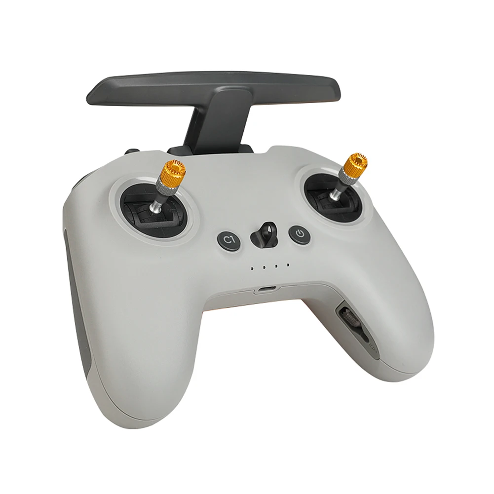 ก้านโยกแบบถอดได้สำหรับรีโมทคอนโทรล DJI FPV อะลูมินัมอัลลอยควบคุมด้วยนิ้วหัวแม่มือแบบยืดหดได้