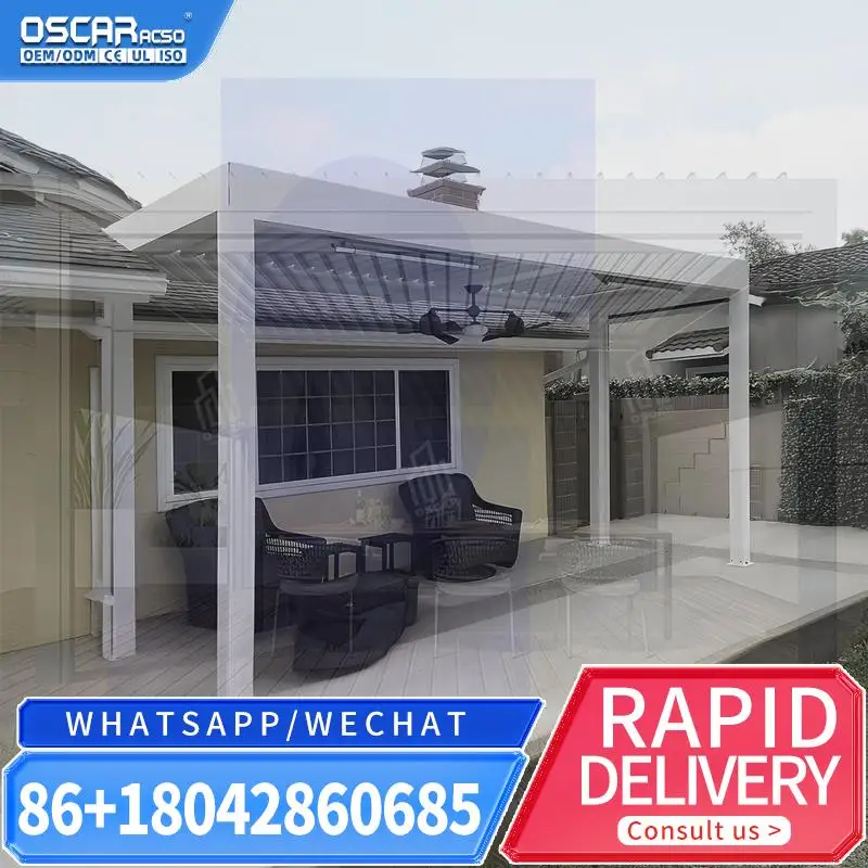 

Large Louvered Pergola With Sun Shade Outdoor Patio Garden Backyard Use pergola