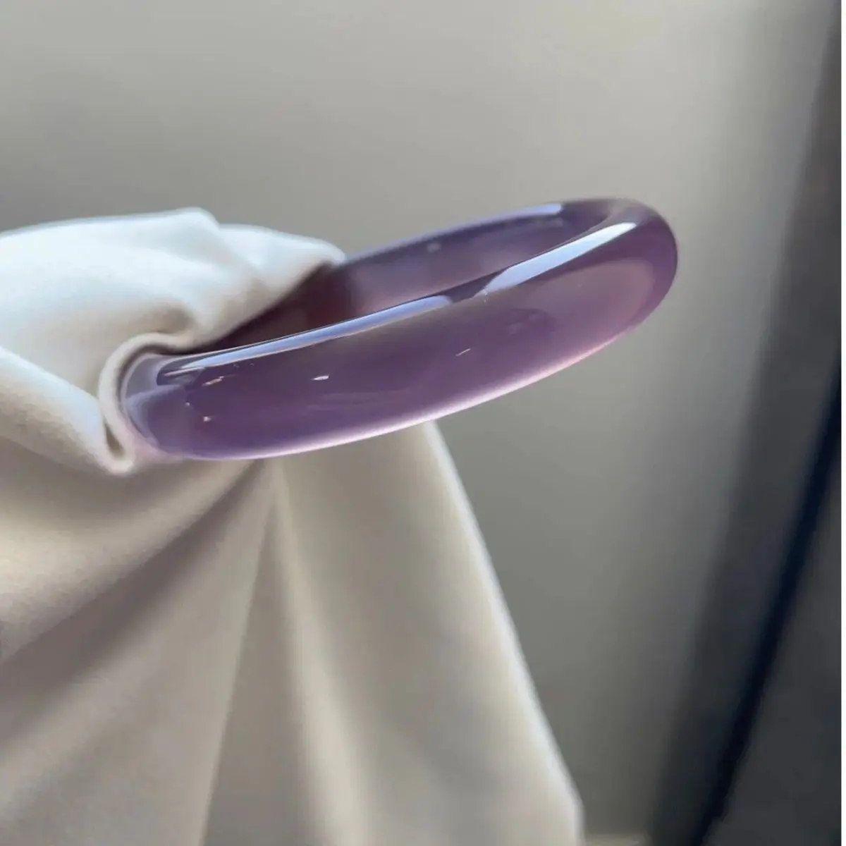 

Pure Natural Genuine A Product Ice King Purple Chalcedony Bracelet