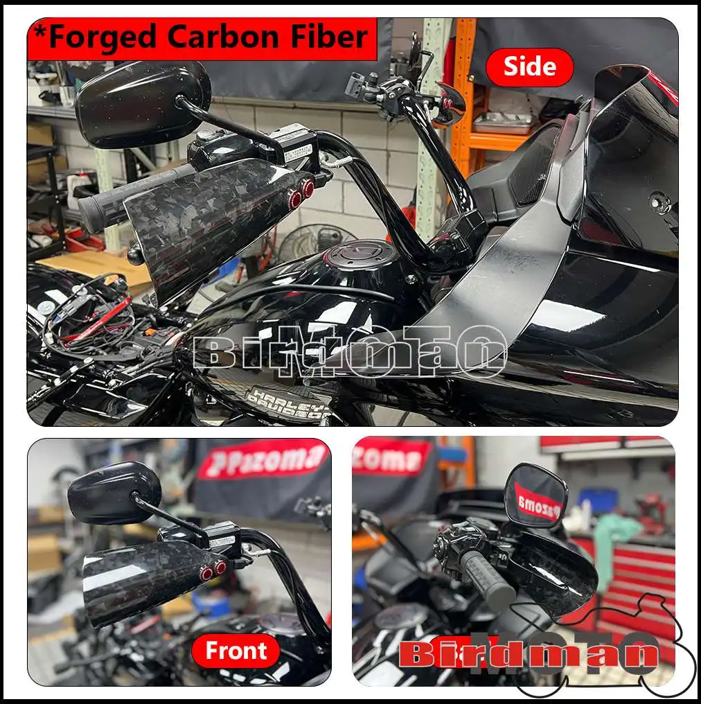 For Harley Sportster 883 Iron XL 883N 2009-2022 Low EFI  XL 1200L XL 883L 2007-2008 Wind Shield Handle Bar Protector Handgurds view 6