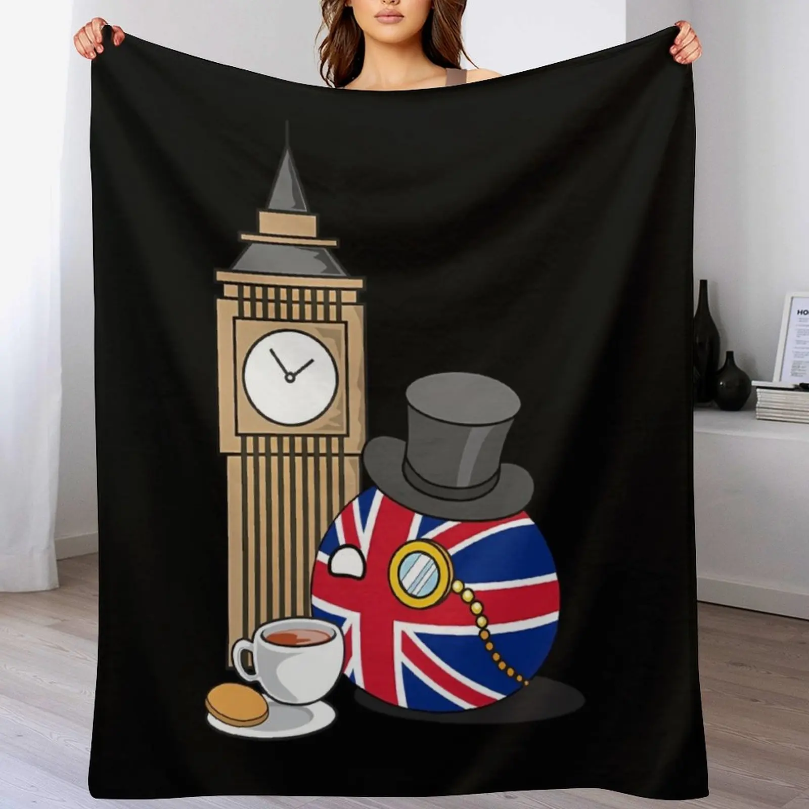 

UKBall I Throw Blanket Compact Warm Blanket for Car Road Trip