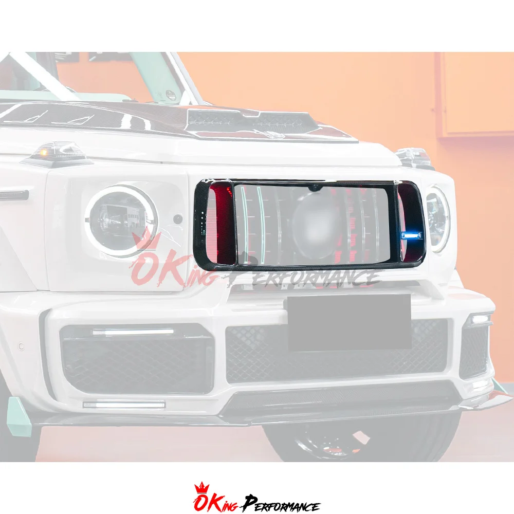 

BB G900 Rocket Style Dry Carbon Fiber Front Grille for Mercedes Benz G Wagon W464 AMG G63 Brabu Grill