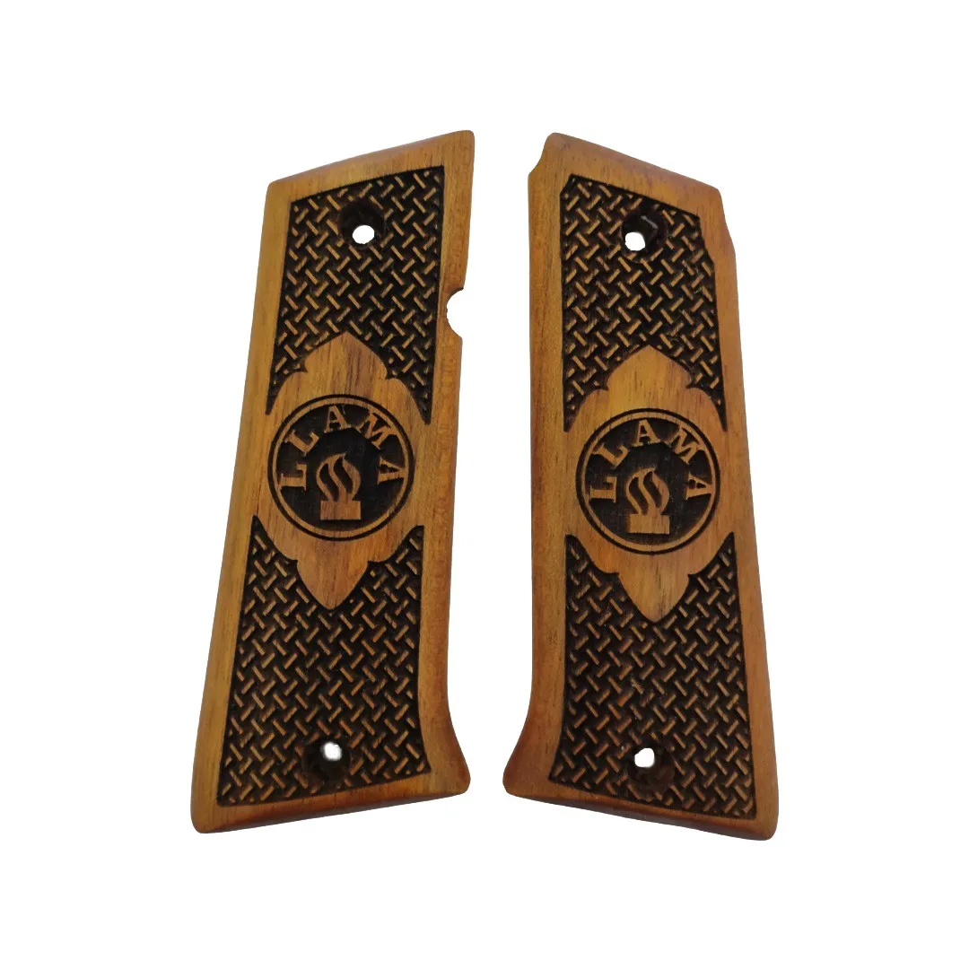 

LLama 1911 45 Acp / 9mm. Compatible Custom Model Walnut Laser Cut Wood 2021-28