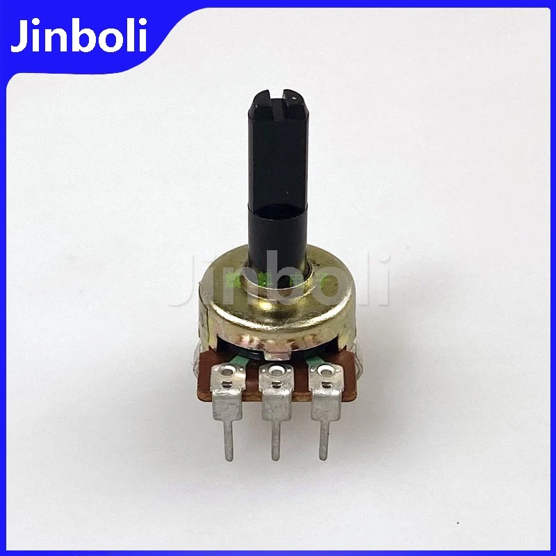 2PCS 161 Type A50K A503 Vertical Single Fever Audio Speaker Amplifier Volume Potentiometer 3Pins D Shaft Length 21mm