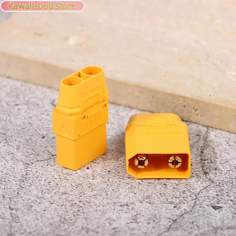 2Pcs RC Model Battery Male Female Gold Plated Banana Plug 3MM XT90H Male+ XT90H Female Battery Connector Set