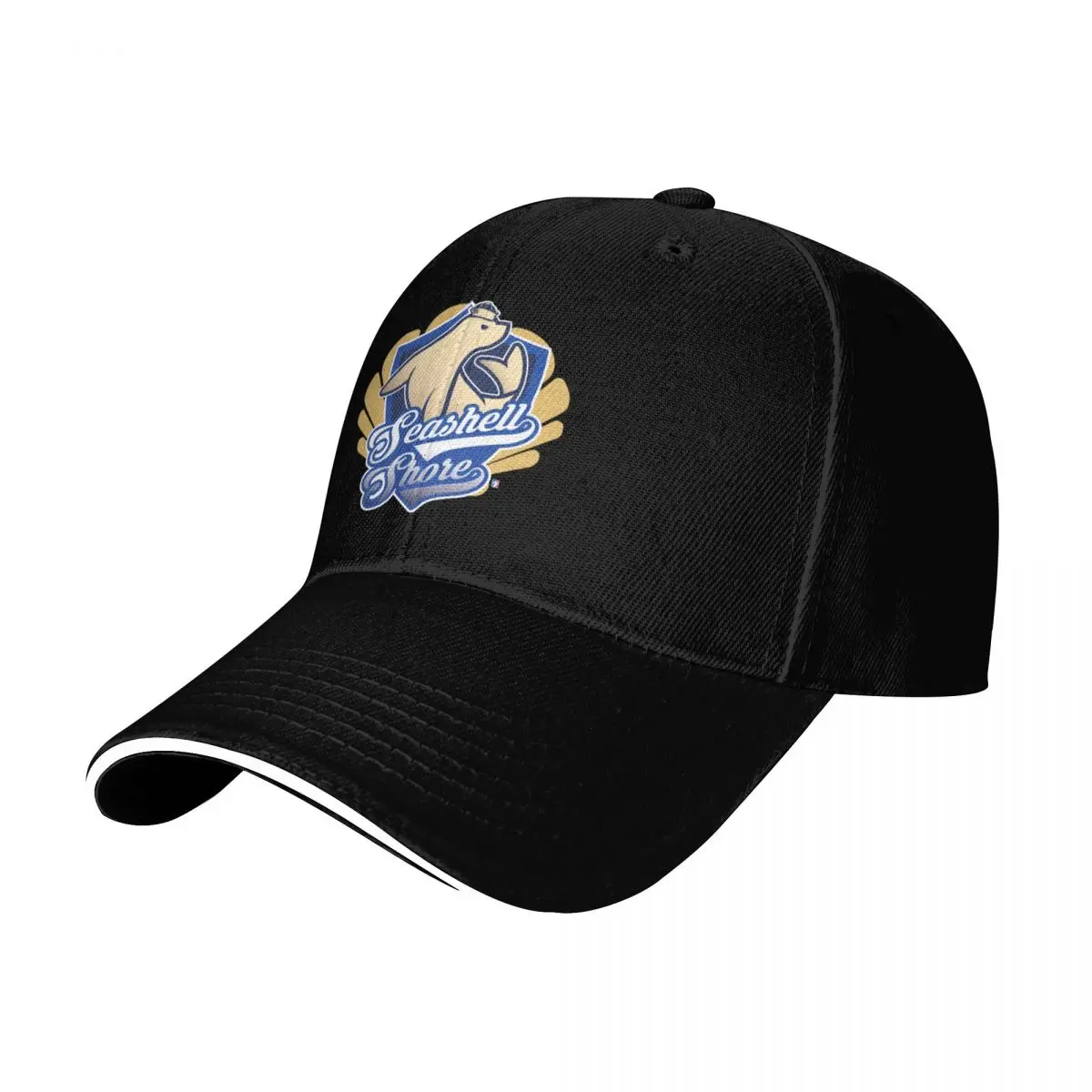 Forgotten Realms League - Seashell Shore Baseball Cap Contrast Two Tone Brim Snapback Flat Bill Strapback Dad Hat