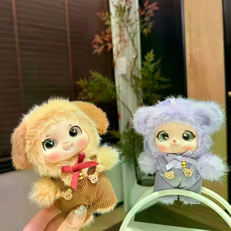 /Cna/Cute Standing Posture Animals Vinyl Face Plush Doll Pendant Backpack Decoration Gifts