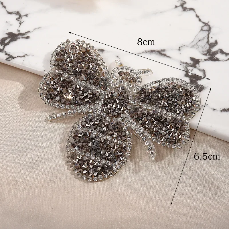 Strass Bee Paillettes In Rilievo Toppe e Stemmi per Abbigliamento Termo Adesivo Ferro sui Vestiti Borsa di Jeans Appliques Distintivo Cassa Del