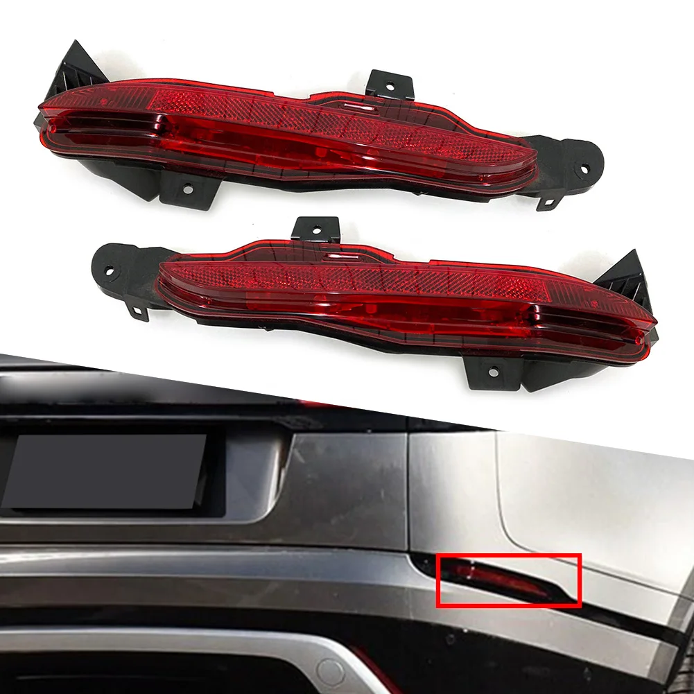 2x Auto Rear Bumper Fog Lamp Light Left & Right For Land Rover Range Rover Velar 2018 2019 2020 2021 2022 LR093439/LR093440