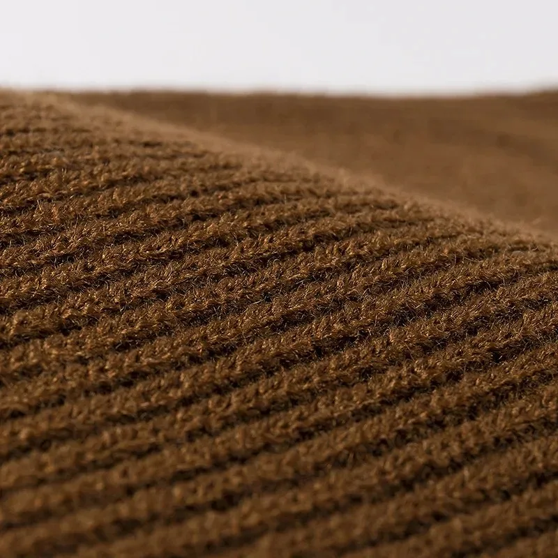 جديد النساء الرجال الخريف الشتاء الدافئة قبعة صغيرة بلون سيدة الذكور تمتد محبوك الكروشيه قبعة صغيرة قبعة للنساء الرجال قبعة #3