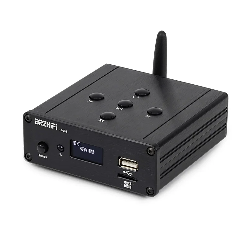

C200N Bluetooth receiver 5.0 U disk lossless music player Digital turntable ES9038 decoding