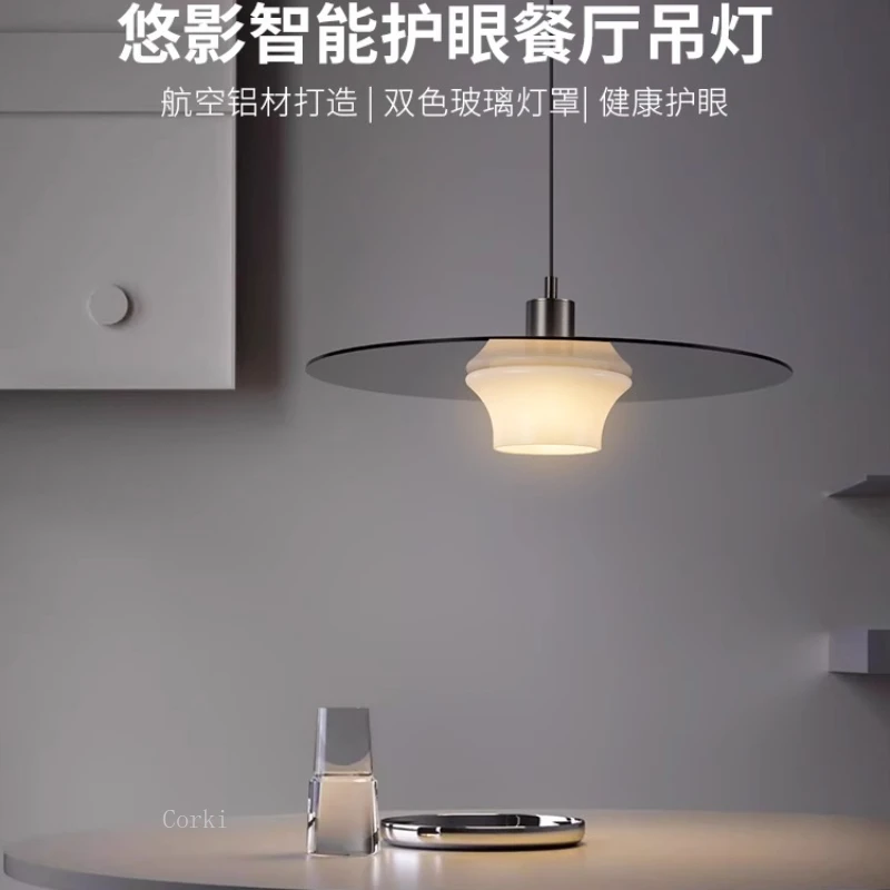 Nordic Glass LED Pendant Lamp Denmark Art Decor Dinning Room Lamp Kitchen Pendant Lights Island Bedrrom Bedside Light Fixtures