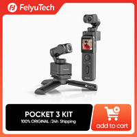 FeiyuTech Feiyu Pocket 3 3-Axis Stabilization Split Design, Cordless and Detachable 4K 60fps Resolution, Sony 1/2.3″CMOS Sensor