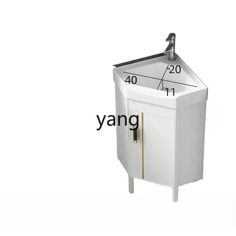 LTT floor-to-ceiling wash basin small apartment bathroom ceramic triangle balcony wash table