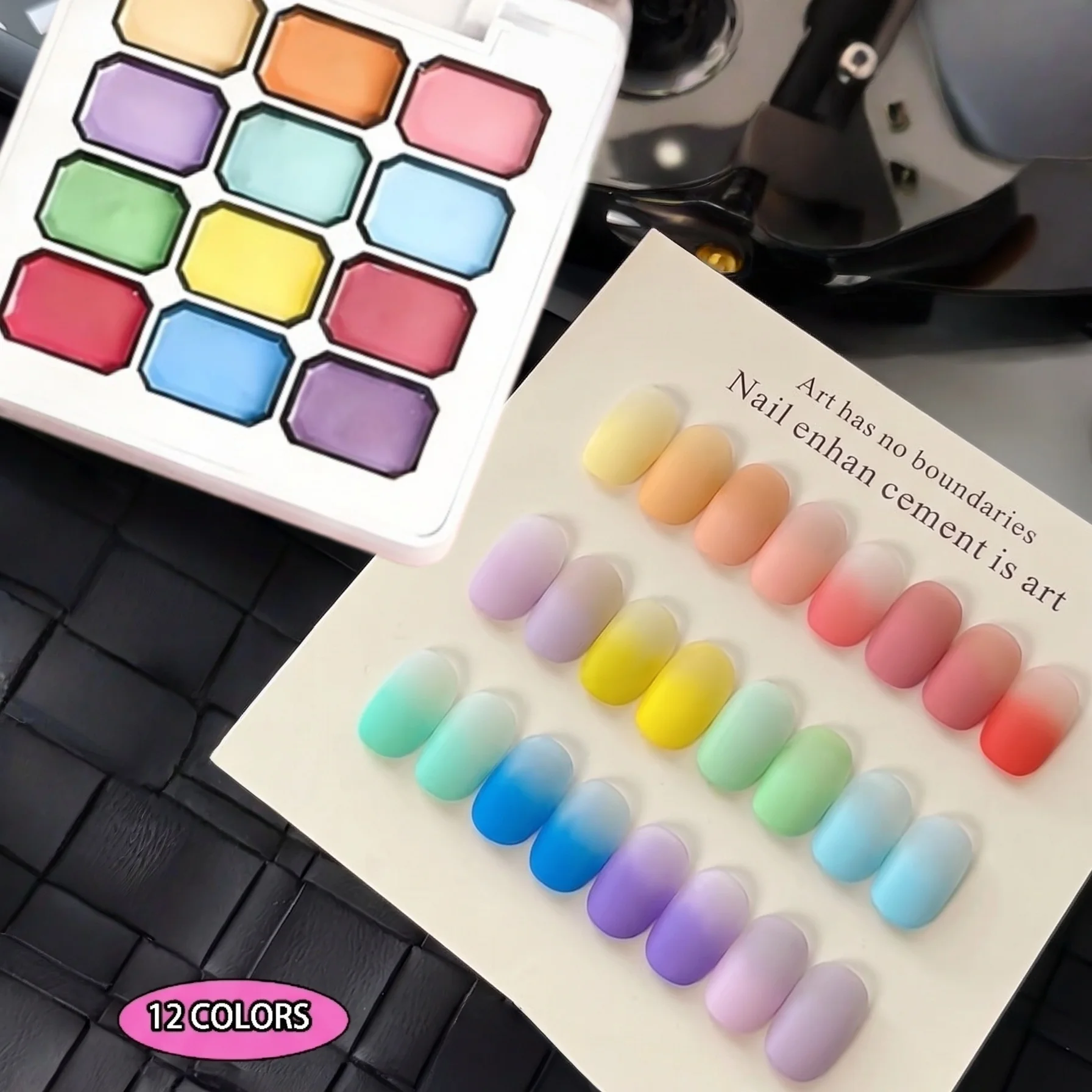 

12-color Macaron solid gel nail polish, UV/LED nail polish.long lasting nail salon diy Y2K,summer popular