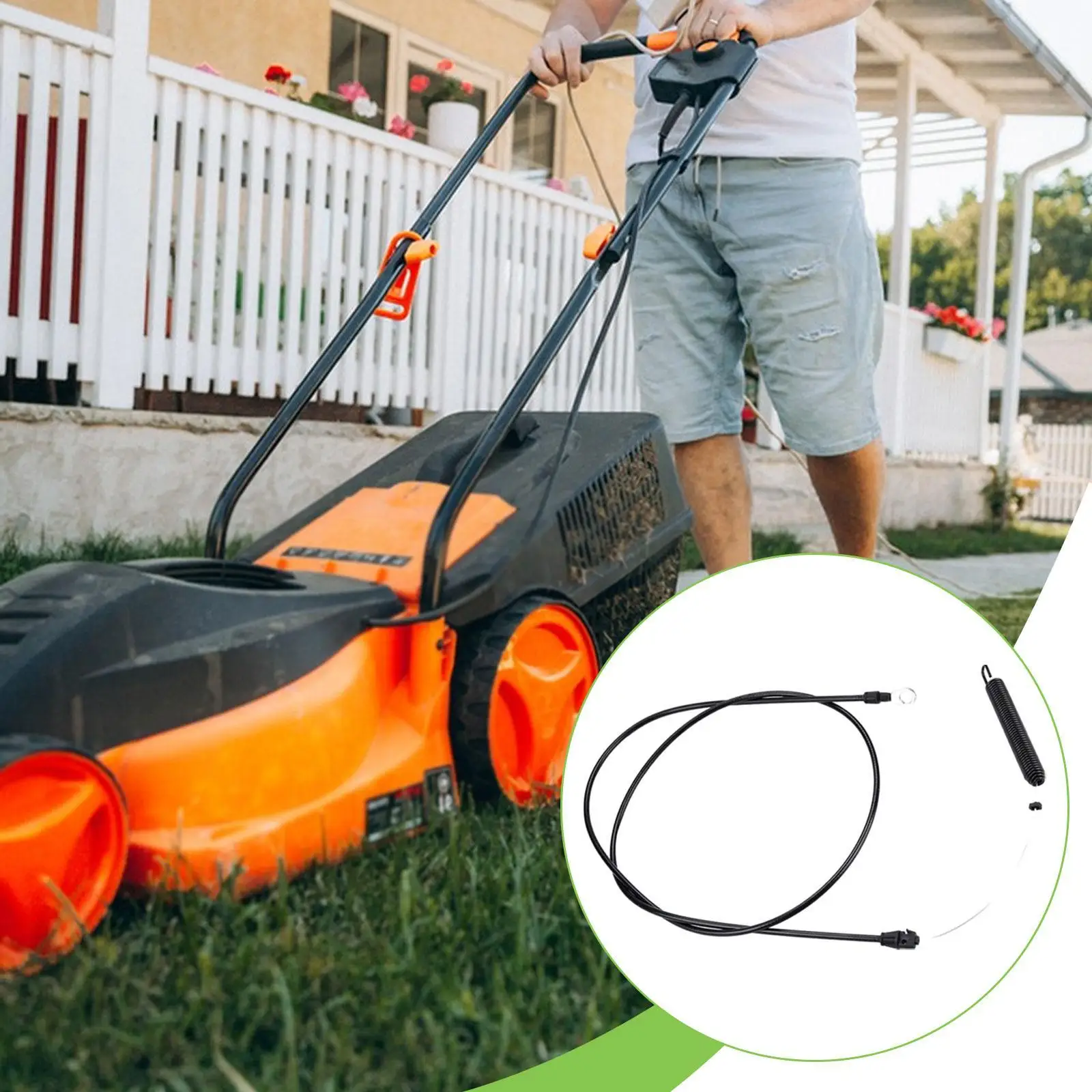 Deck Engagement Koppelingskabel, 532435111 Kabelkoppeling Zwart, Accessoire Repareren Goede Prestaties, Stevig Professioneel