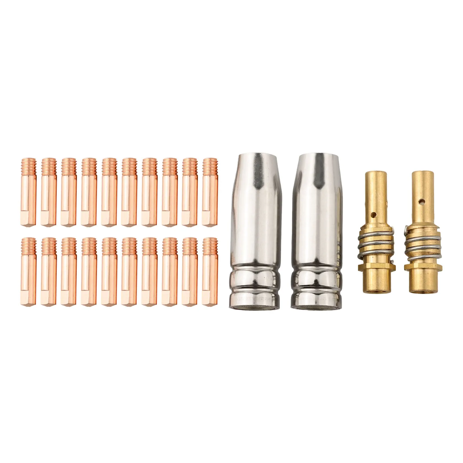 0.6/0.8/0.9/1.0/1.2 مللي متر المتقدمة MIG شعلة لحام عدة ل MB15 15AK 023 030 035 الاتصال تلميح فوهة الناشر الملحقات