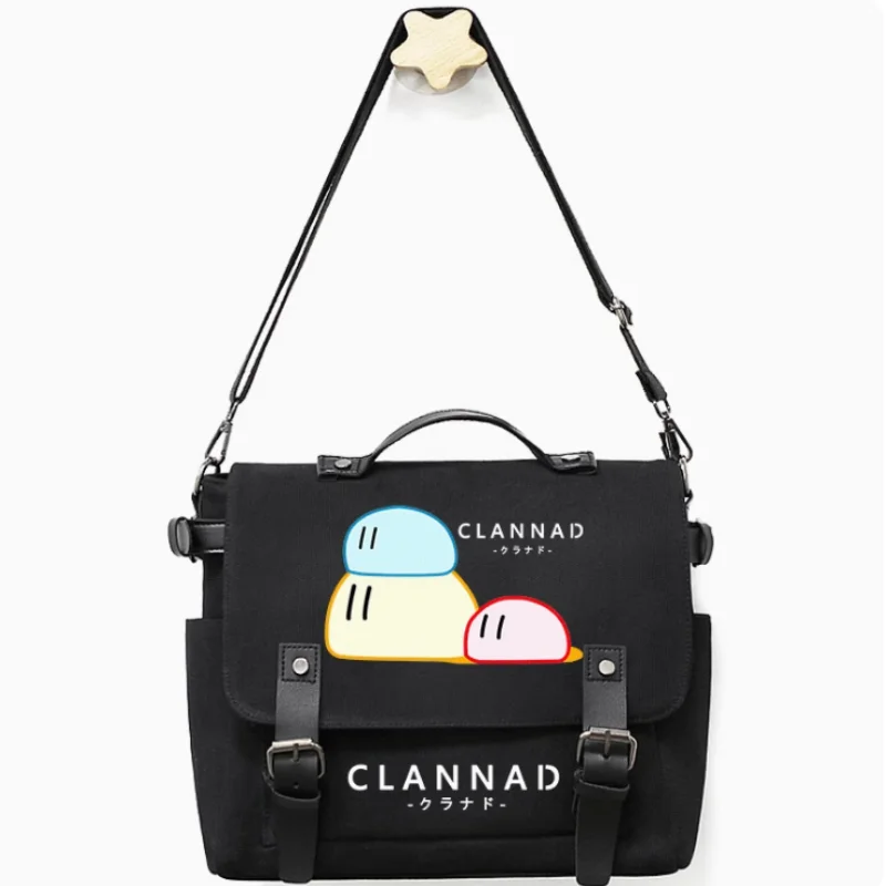 Bolso de mano de Anime Clannad Unsix, bandolera informal para adolescentes, bolso de mensajero para estudiantes, B850