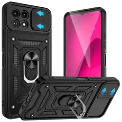 Military Armor Case For T-Mobile Revvl 7 Pro 5G T Phone 2 Pro 5G Cover Lens Protection Ring Stand Holder Coque Fundas