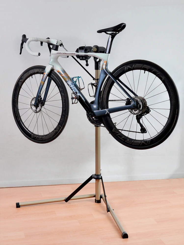 Soporte para Bicicletas, Soporte de Reparación de Bicicletas de Aleación de Aluminio, Soporte de Trabajo para Bicicletas, Herramientas Profesionales para Reparación de Bicicletas, Ajustable y Plegable