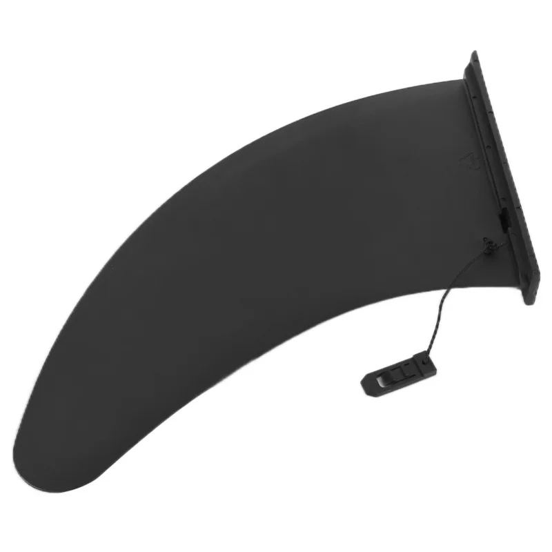 11in Surf SUP Fin PVC Fixed Socket Type Black Center Stabilizer Attachment Paddle For Longboard Surfboard view 3