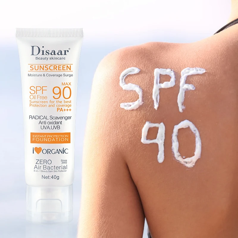 Disaar Facial Body Sunscreen Cream Sun Sunblock Skin Protective Cream Anti-Aging Oil-control Moisturizing DS313-2