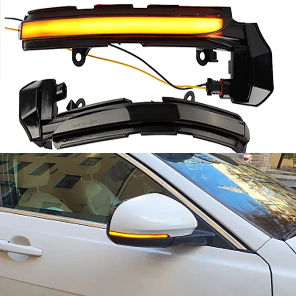 LED Dynamic Turn Signal Light For Jaguar XE XF XJ F-TYPE XK XKR I-PACE X250 X260 Side Mirror Indicator Lamp Sequential Blinker