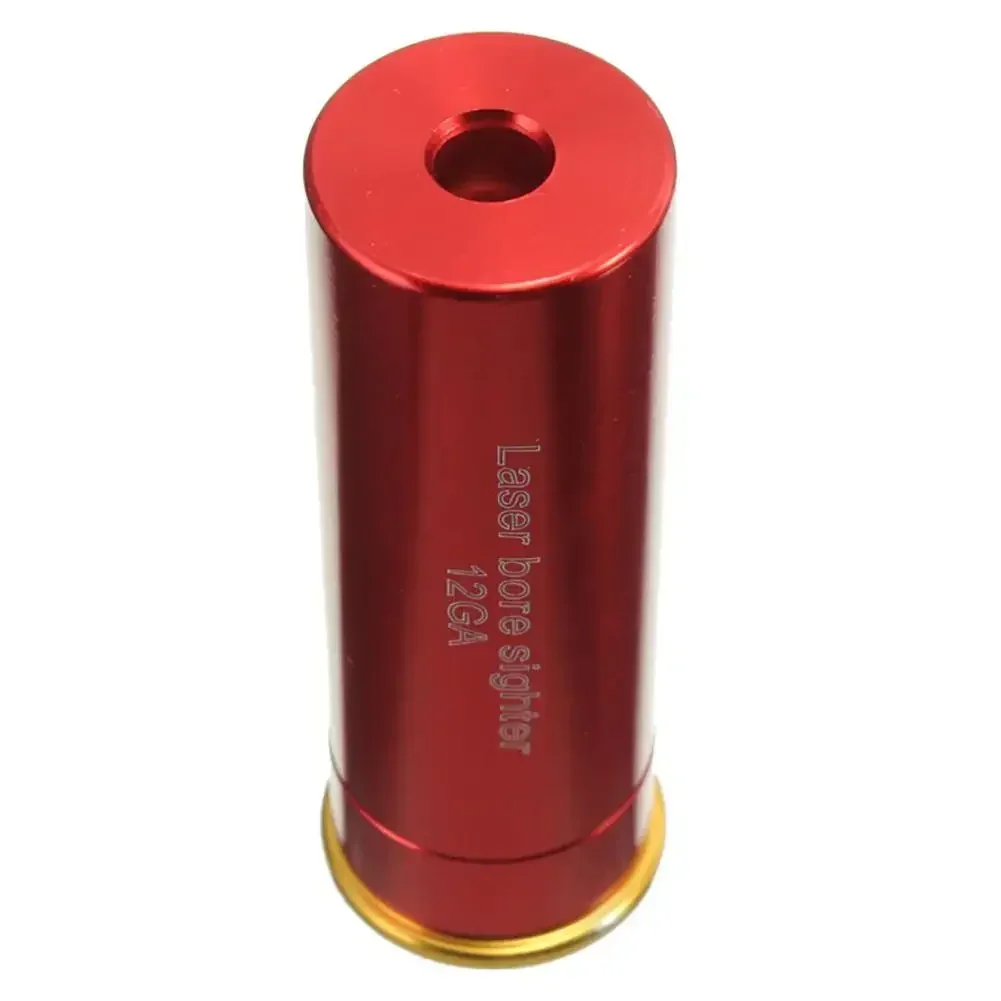 12 GA Calibrator Gauge Bore Sighter Boresighter Red Sighting Sight Boresight Red Copper Laser Leveler 635-655NW Range Finder