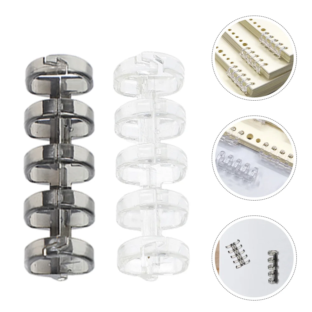 20 Pcs Binder Ring Office Book Loose-leaf Binding Rings Paper Classroom Must Haves Small for Index Cards Section