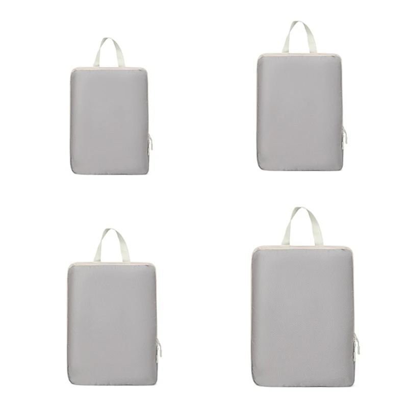 4Pcs/Set Luggage Packing Cube Extensible Luggage Cube Travel Essential E74B