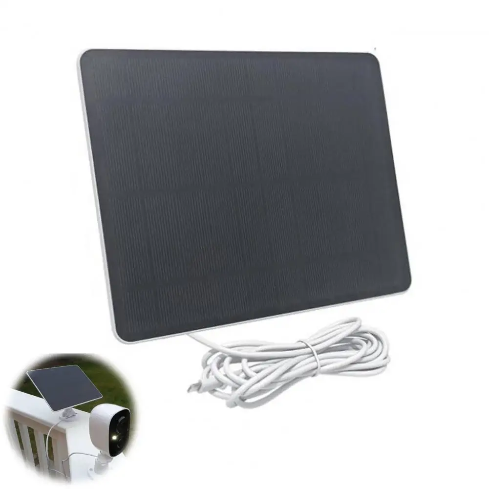 -resistant Solar Panel Outdoor Solar Panel Power Supply Dual Interface High Conversion Rate Charger Ip65 Waterproof Emergency