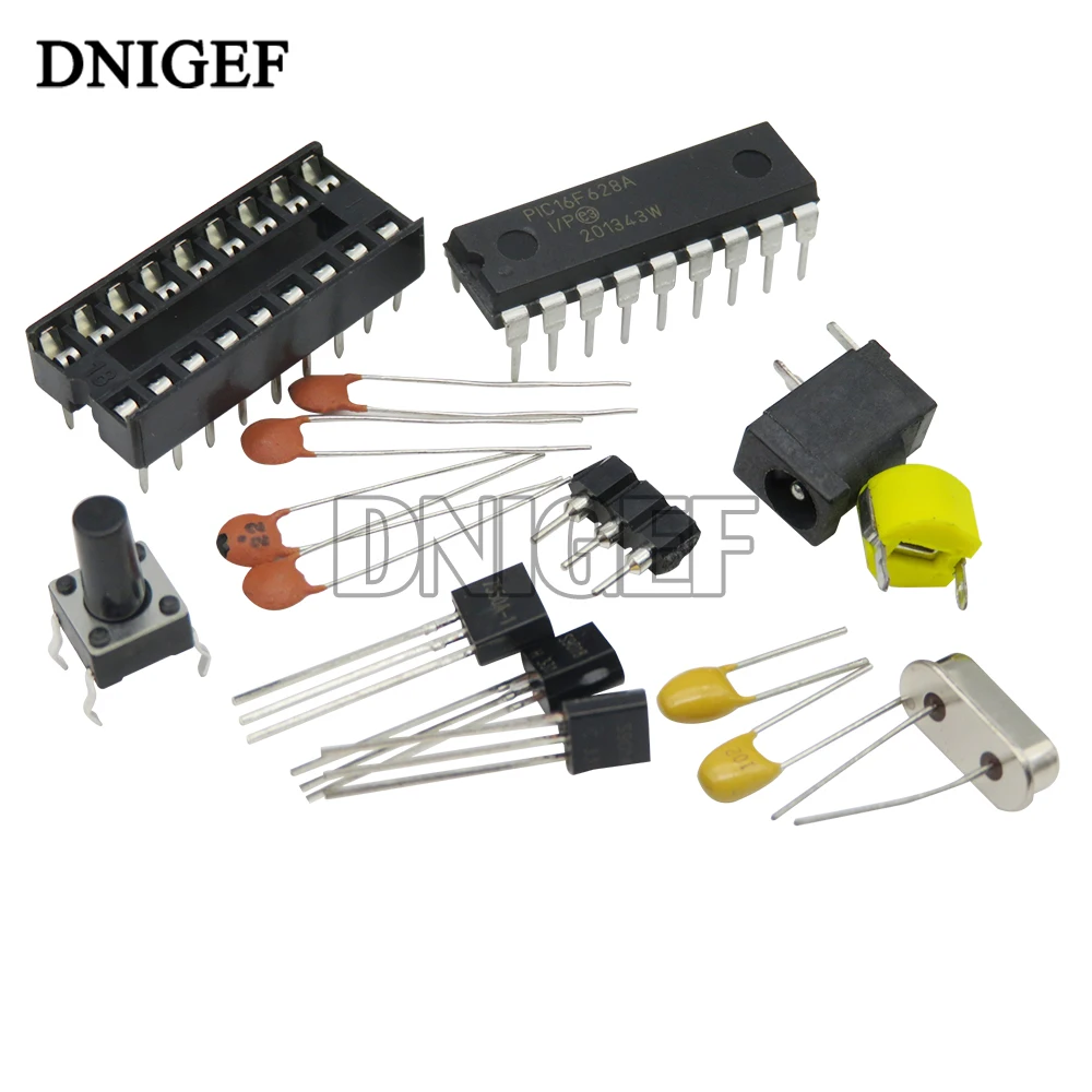 DNIGEF 1HZ-50MHZ DIY Kits Crystal Oscillator Frequency Counter Meter Digital LED tester meter