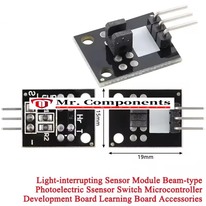 1Pcs Broken Light Blocking Photo Interrupter Sensor Module Beam-type Photoelectric Switch Microcontroller Board AVR PIC DIY